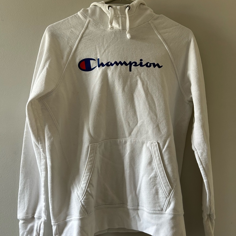 White Champion Sweatshirt/Hoodie